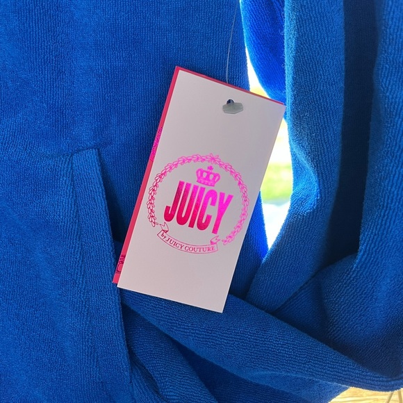 NWT Juicy Couture Terry Cloth Zip Up Jacket - Picture 4 of 6